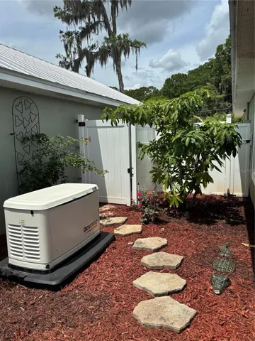 Path to Utility area