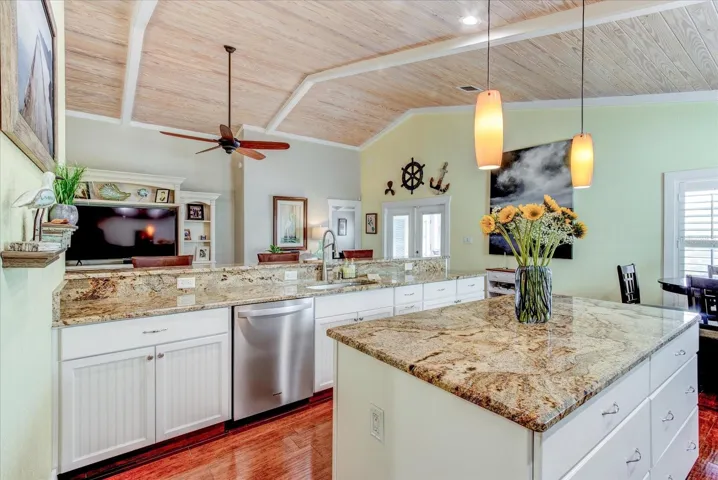 Bead Board Cabinets, Upgraded Whirlpool dishwasher. (Quiet)