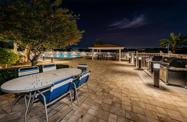 Pool patio near the Grilling area