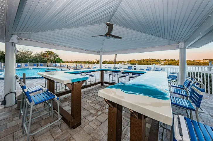 Relax and enjoy good company by the pool!
