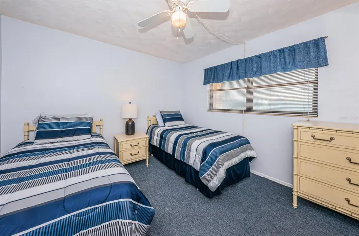Secondary bedroom with a view of the Gulf of Mexico!