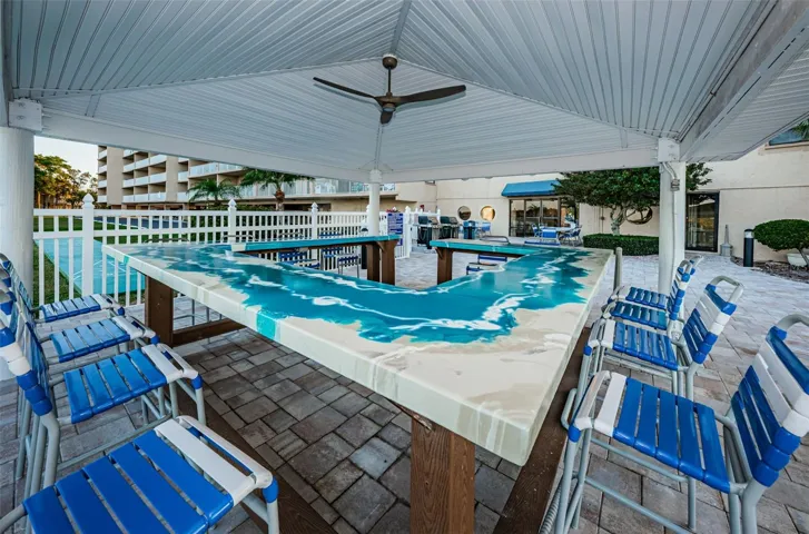 The newly renovated Social area