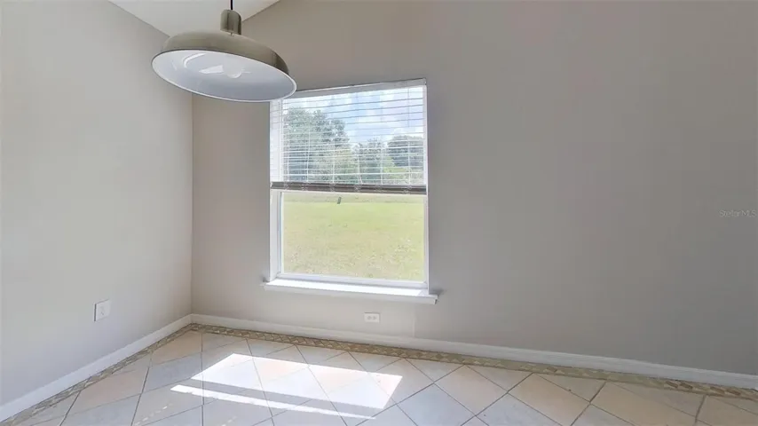View of the breakfast nook