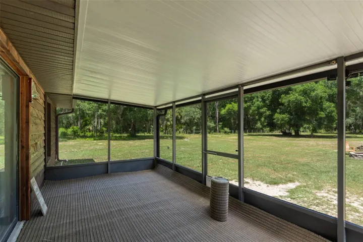 Back screen enclosed porch