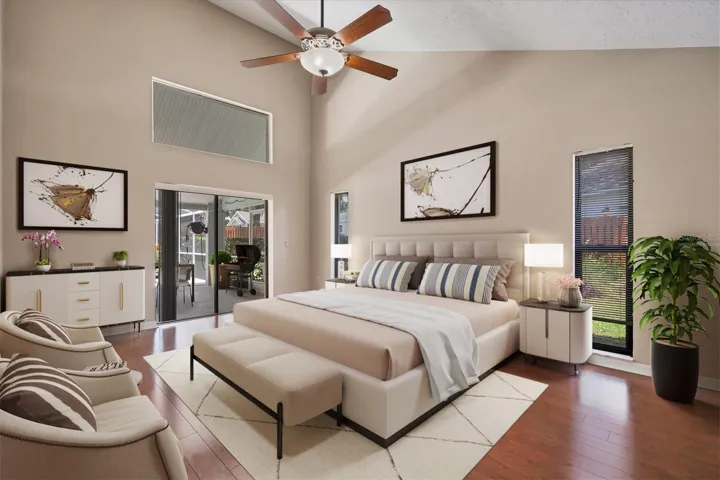 Virtually Staged Owners Suite