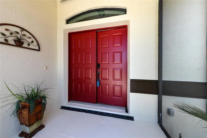 Double Door Entrance