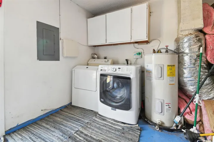 Laundry in the garage