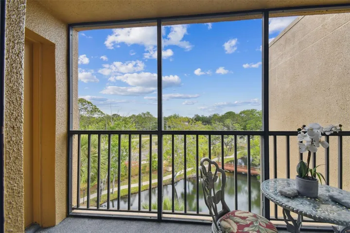 Pond View Balcony