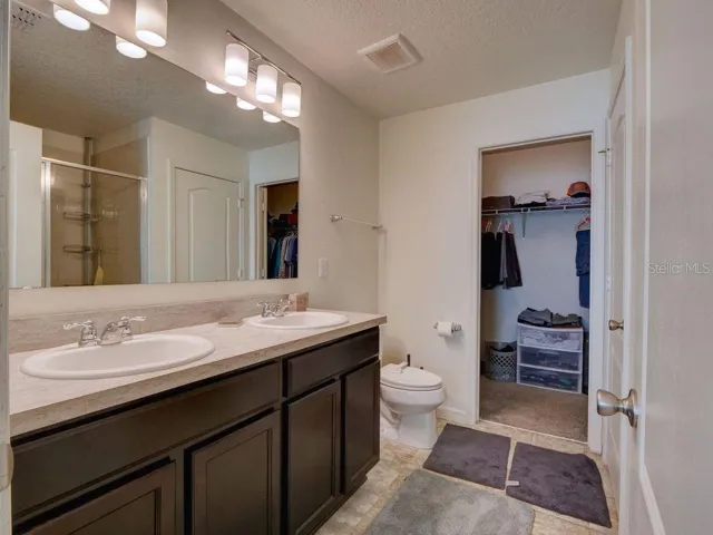 Master Bathroom with dual sinks