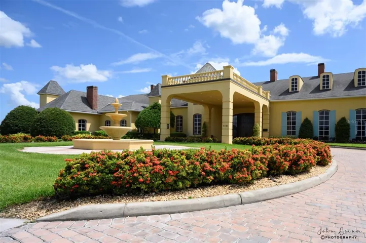 Front of clubhouse