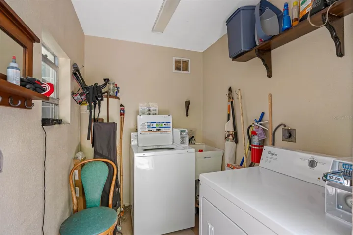 Coin op laundry room