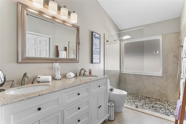 Master bathroom, walk-in shower