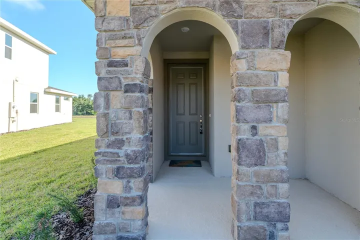 Covered front porch