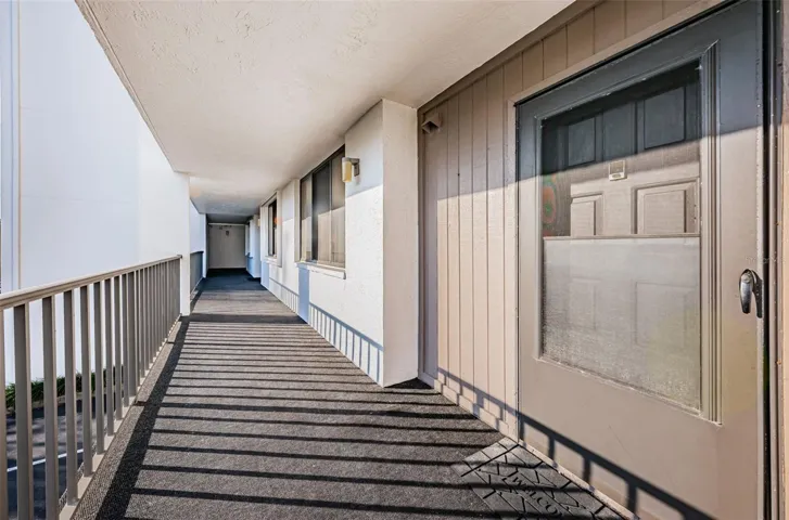 Front entry to the unit