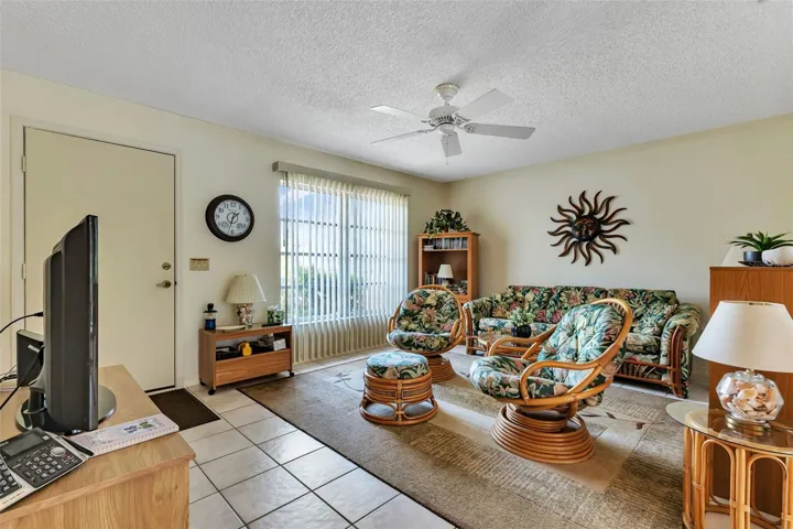 Well appointed living room.