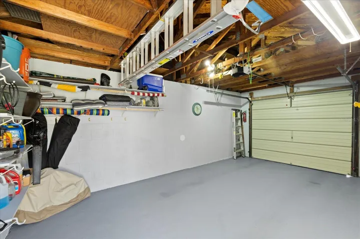 Garage freshly painted and sealed