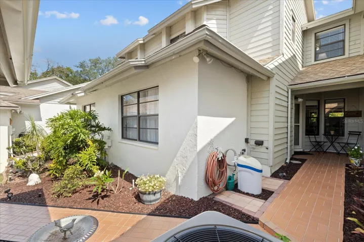 Walkway and front landscaping