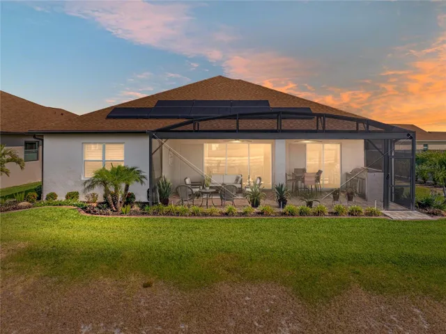 Back of the home
