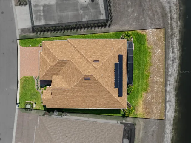 Property drone view