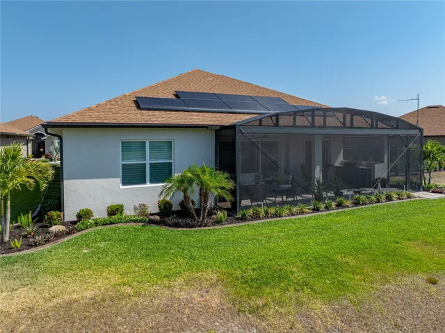 Back of the home