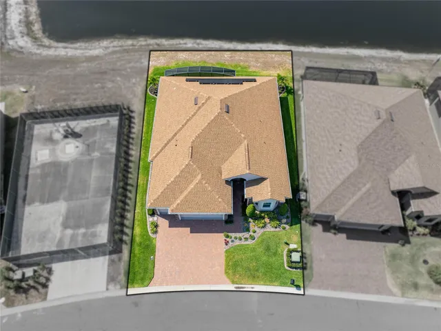 Property drone view