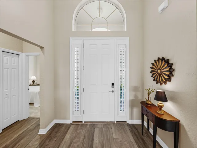 Interior front entry