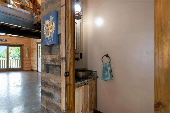 Entryway half bath