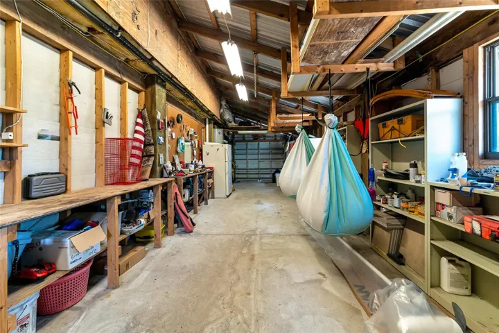 Barn downstairs garage