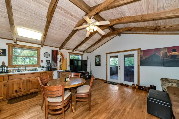 Barn apartment main living area