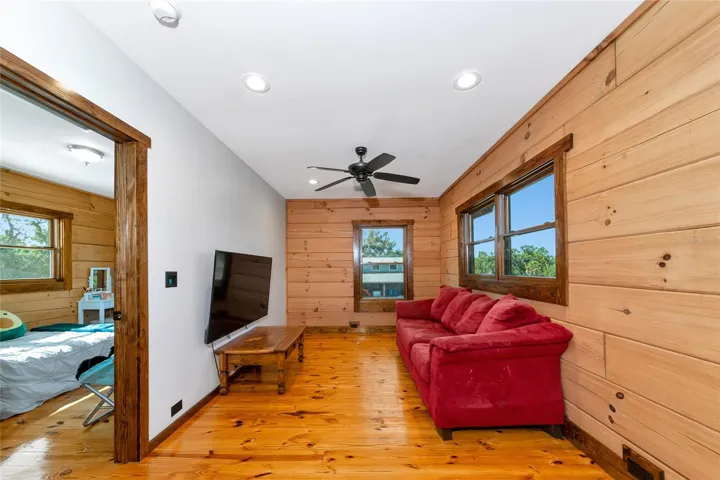 Upstairs loft area