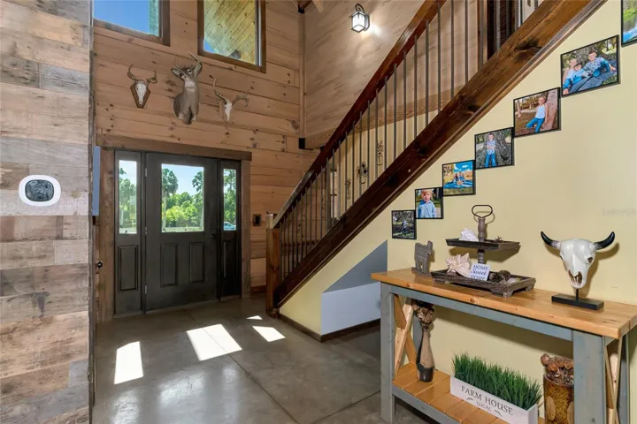 Interior on entry
