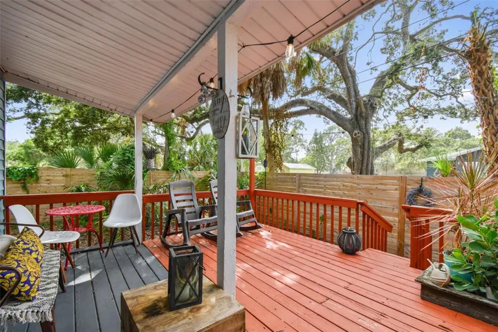 Fully fenced yard
