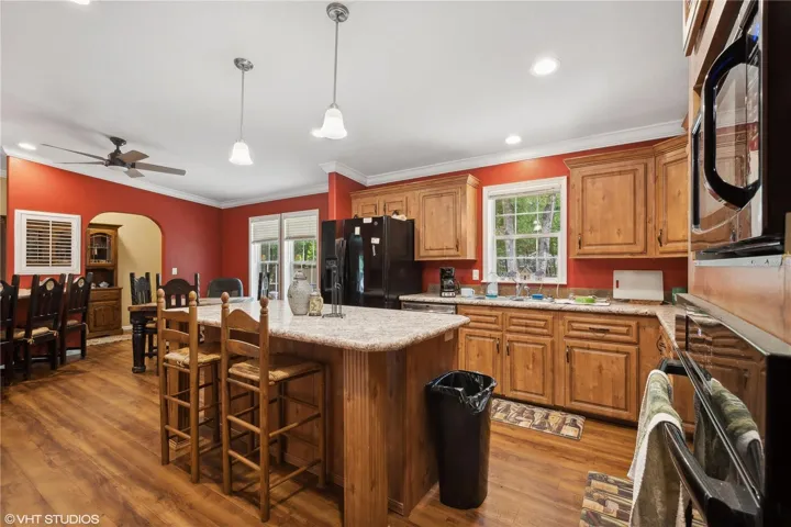 Large kitchen island