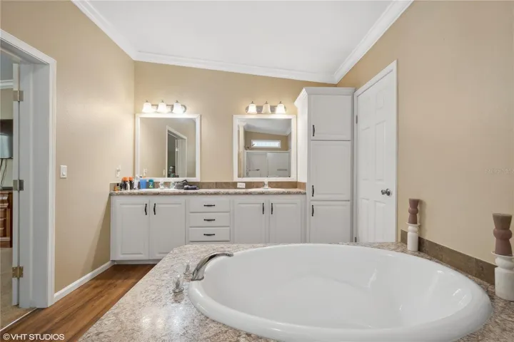 Double sink vanity