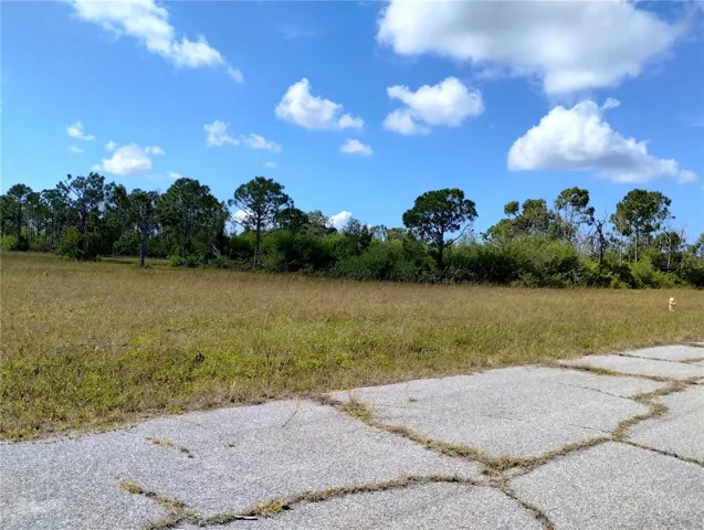 Cleared large lot