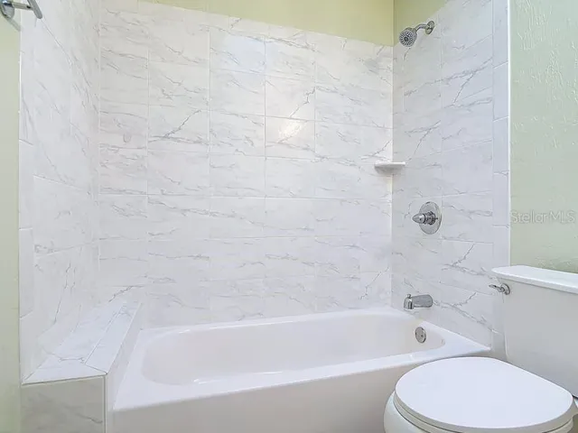 Updated Second Bathroom- Tile shower with tub