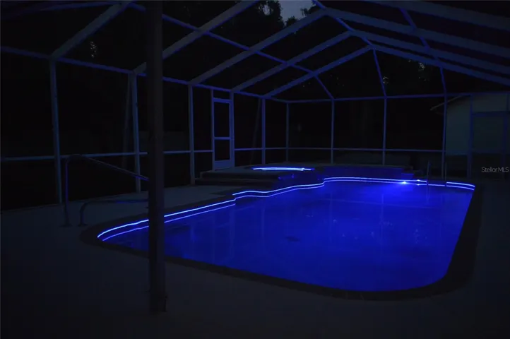 Fiber Optic Pool Lightning