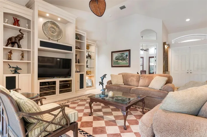 Living room, foyer