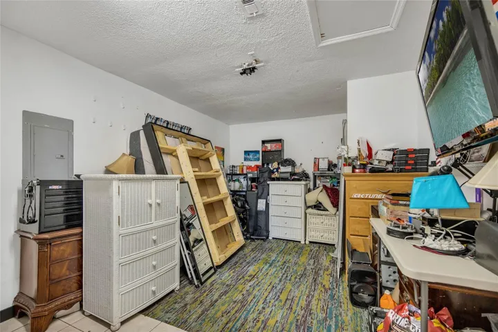 Garage area/storage/third room.