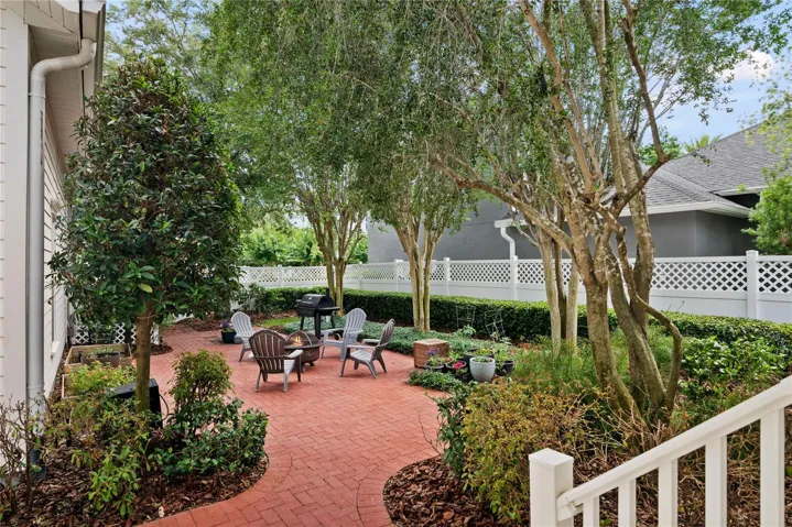 Awesome back yard with privacy.