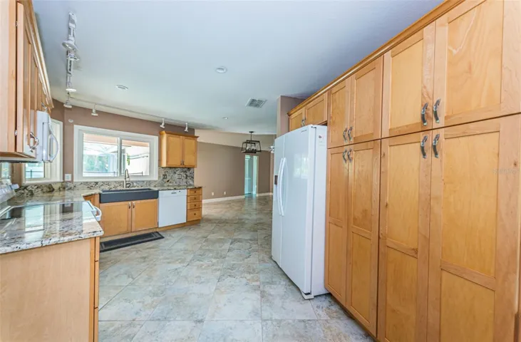 Large pantry with pull-outs
