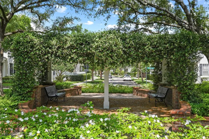 Lovely Gazebo Area across the street