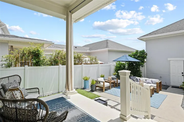 Covered Rear Porch