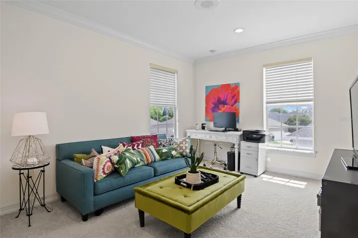 Great loft area upstairs could be a home office, playroom or converted to a 4th bedroom