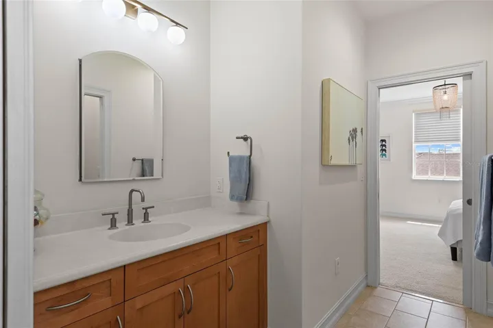 Jack and Jill Bathroom between Bedroom 2 and 3