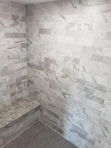 Primary en suite bath shower