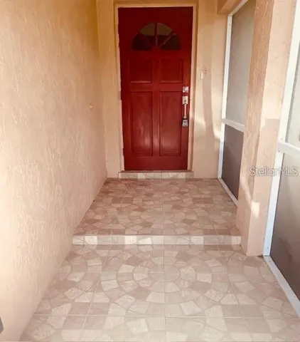 Screened entry