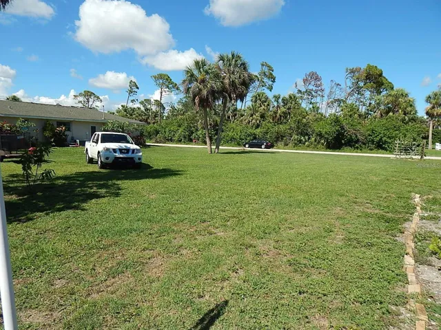 Cleared lot included in sale of house