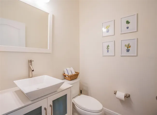 Guest Half Bath 2nd Floor/Main Floor