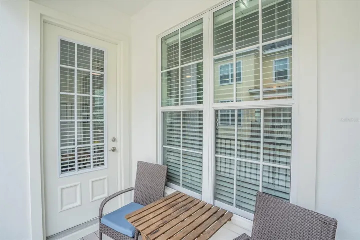 Balcony off Kitchen